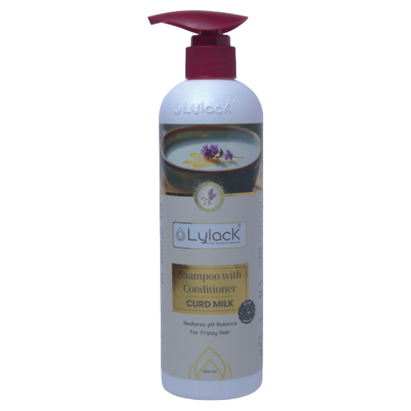 LYLACK SHAMPOO WITH CONDITIONER ( CURD MILK) 500 ML
